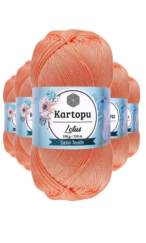 5 Adet Lotus Bikini Büstiyer Bluz Örgü İpi  K218 Somon