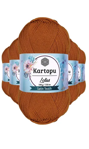 5 Adet Lotus Bikini Büstiyer Bluz Örgü İpi  K302 Tarçın