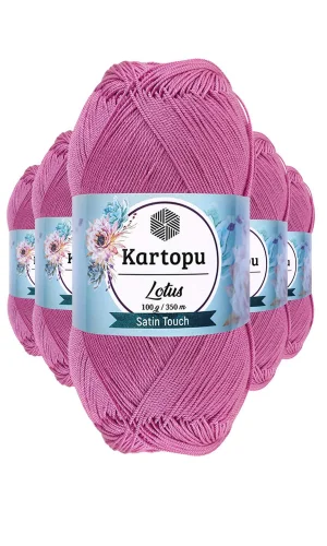 5 Adet Lotus Bikini Büstiyer Bluz Örgü İpi  K775 Leylak