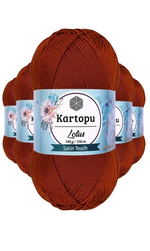 5 Adet Lotus Bikini Büstiyer Bluz Örgü İpi  K834 Taba