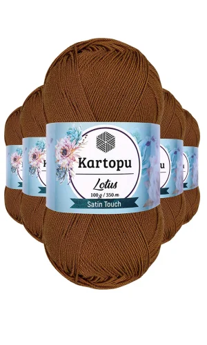 5 Adet Lotus Bikini Büstiyer Bluz Örgü İpi  K840 Koyu Hardal