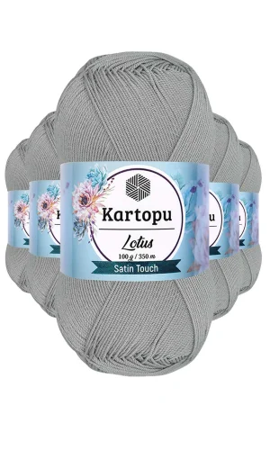 5 Adet Lotus Bikini Büstiyer Bluz Örgü İpi  K941 Açık Gri