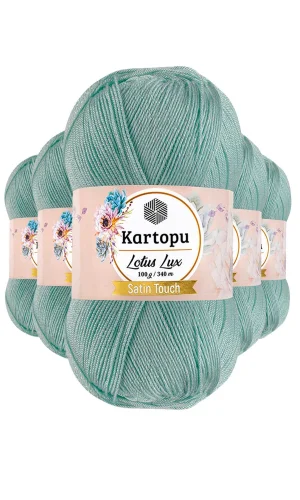 5 Adet Lotus Lux Bikini Büstiyer Bluz Simli Örgü İpi K507 Mint