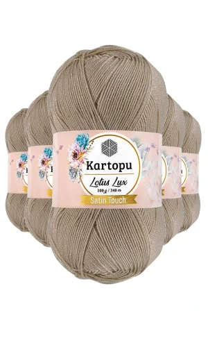 5 Adet Lotus Lux Bikini Büstiyer Bluz Simli Örgü İpi K861 Bej