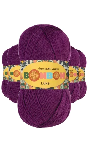 5 Adet Lüks Patik İpi Yünü Koyu İspirto 98287