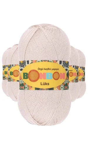 5 Adet Lüks Patik İpi Yünü Pudra 98405