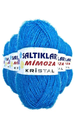 5 Adet Mimoza Kristal Işıltılı Şal Patik Yelek İpi 03