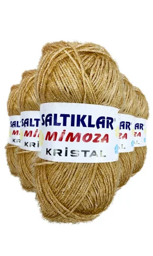 5 Adet Mimoza Kristal Işıltılı Şal Patik Yelek İpi 100