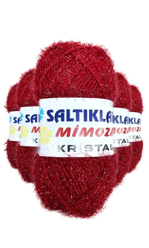 5 Adet Mimoza Kristal Işıltılı Şal Patik Yelek İpi 24