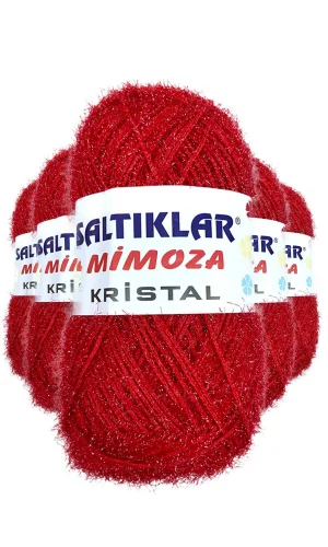 5 Adet Mimoza Kristal Işıltılı Şal Patik Yelek İpi 25