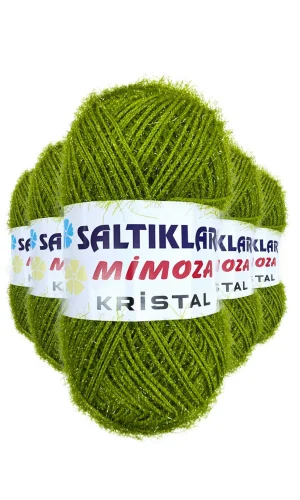 5 Adet Mimoza Kristal Işıltılı Şal Patik Yelek İpi 44