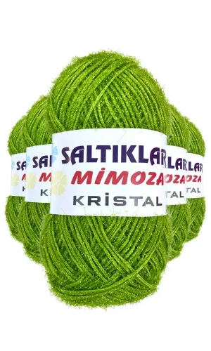 5 Adet Mimoza Kristal Işıltılı Şal Patik Yelek İpi 47