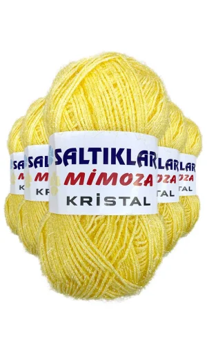 5 Adet Mimoza Kristal Işıltılı Şal Patik Yelek İpi 48