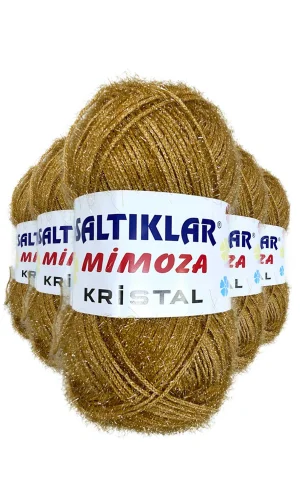 5 Adet Mimoza Kristal Işıltılı Şal Patik Yelek İpi 54