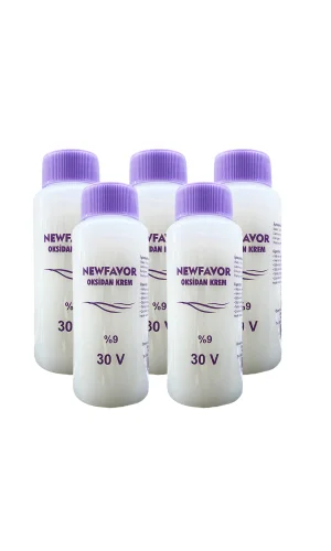 5 Adet Oksidan Krem Saç Boya Sıvısı 9luk 30 volüme 60 ml