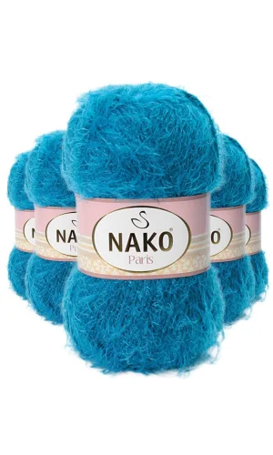 5 Adet Paris El Örgü ipi Yünü Koyu Petrol 10328