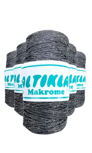 5 Adet Polyester Simli Makrome İpi S-420