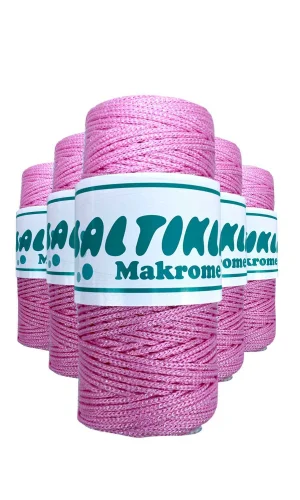 5 Adet Polyester Simli Makrome İpi SS-1545