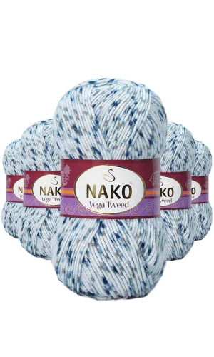 5 Adet Vega Tweed Premium Akrilik El Örgü İpi Yünü No: 31924