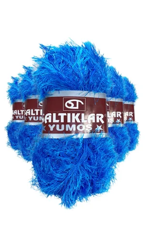 5 Adet Yumoş Sakallı El Örgü Ipi Yünü 03