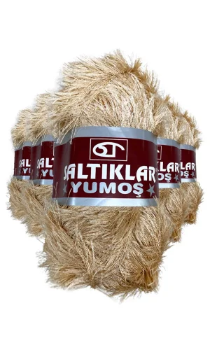 5 Adet Yumoş Sakallı El Örgü Ipi Yünü 100