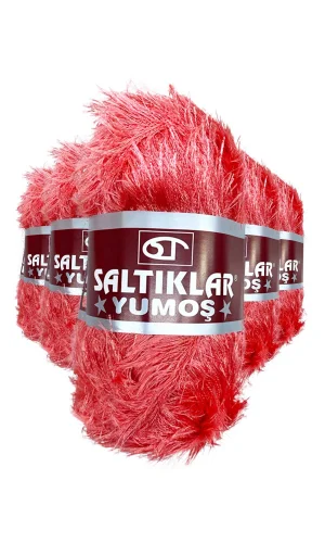 5 Adet Yumoş Sakallı El Örgü Ipi Yünü 17