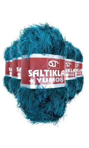 5 Adet Yumoş Sakallı El Örgü Ipi Yünü 39