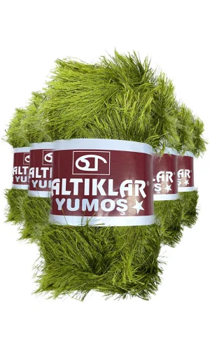 5 Adet Yumoş Sakallı El Örgü Ipi Yünü 44