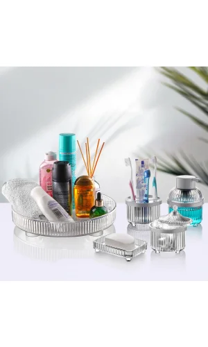 5 Parça Banyo Seti Beyaz