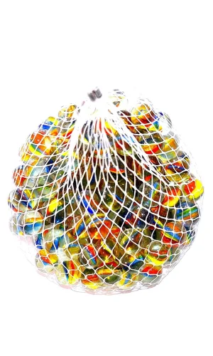 50 Adet Karışık Renk Cam Misket Bilye Oyuncak Cam Bilya Gülle