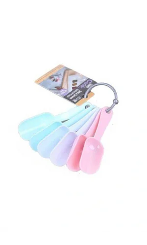 6 Lı Plastik Baharat Kaşığı