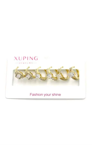 6lı Xuping Küpe - Altın
