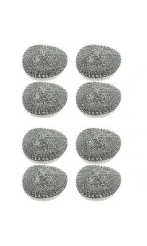 8 Adet Paslanmaz Çelik Tel Bulaşık Teli Poşetli