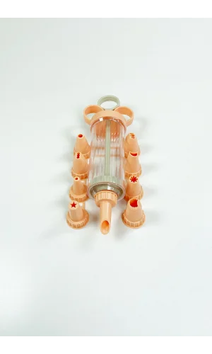 9 Başlıklı Pasta Süsleme Krema Pompası Dekoratif Kek Krema Pompası