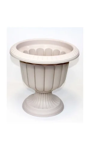 9,8 Litre Nergis Ayaklı Saksı Kırık Beyaz Royaleks-N001