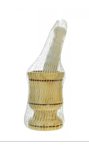 Ahşap Küçük Boy Havan Fileli Royaleks-BLS9007