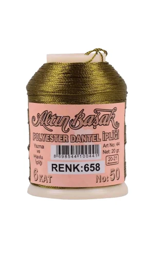 Altınbaşak Oya ve Dantel İpi 20 gr - Royaleks - No: 658