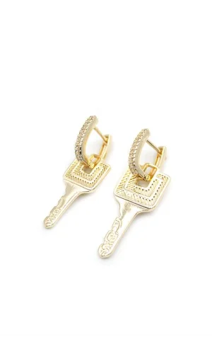 Anahtar Küpe - Altın