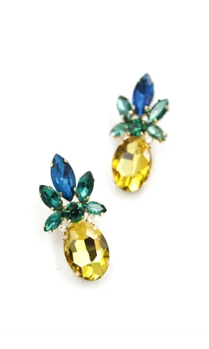 Ananas Küpe - Altın