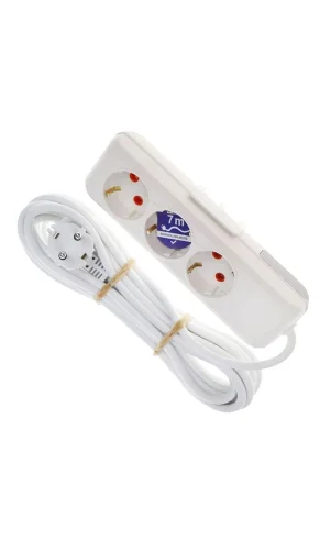 Asel 3Lü Topraklı Grup Priz 7mt