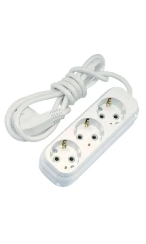 Asel 3lü Topraklı Kablolu Priz 5 Mt Ast 305