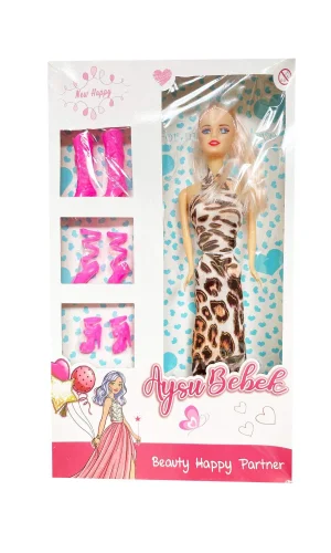 Ayakkabı Setli Aysu Bebek 30 cm 4 parça