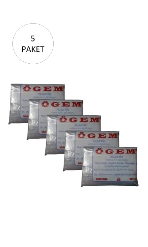 Bakkaliye Naylon Torba İkilik 22x36 cm 1 kg 5 Paket (Takriben 975 Adet)