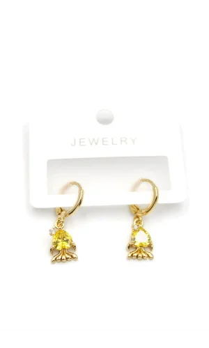 Balık Küpe - Altın