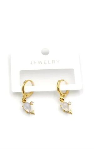 Balina Küpe - Altın