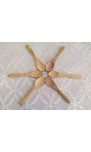 Bambu 6lı Mama Kaşık Küçük Royaleks-45336