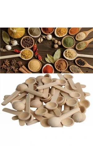 Bambu Baharat ve Reçel Kaşığı 6 Adet