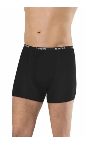 Bambu Düz Renk Erkek Boxer Siyah - 1275A