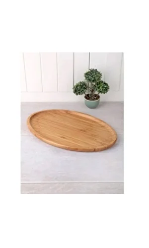 Bambu Sunum Tabağı 28x18 cm Bls Bs-2818