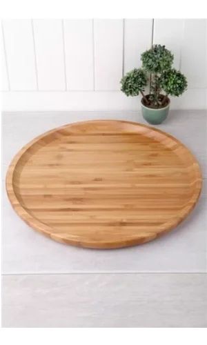 Bambu Sunum Tabağı 30 cm Royaleks-YUV3030